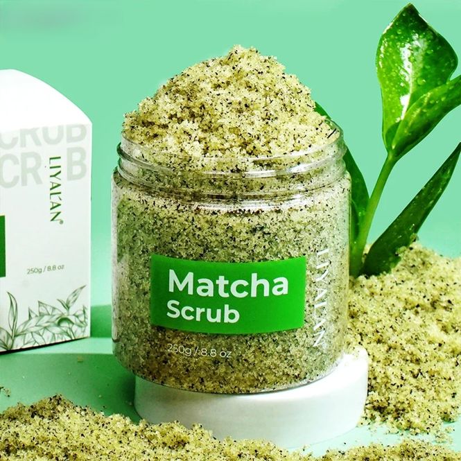 Hovedbilde LIYAL'AN® Matcha Body Scrub 250g